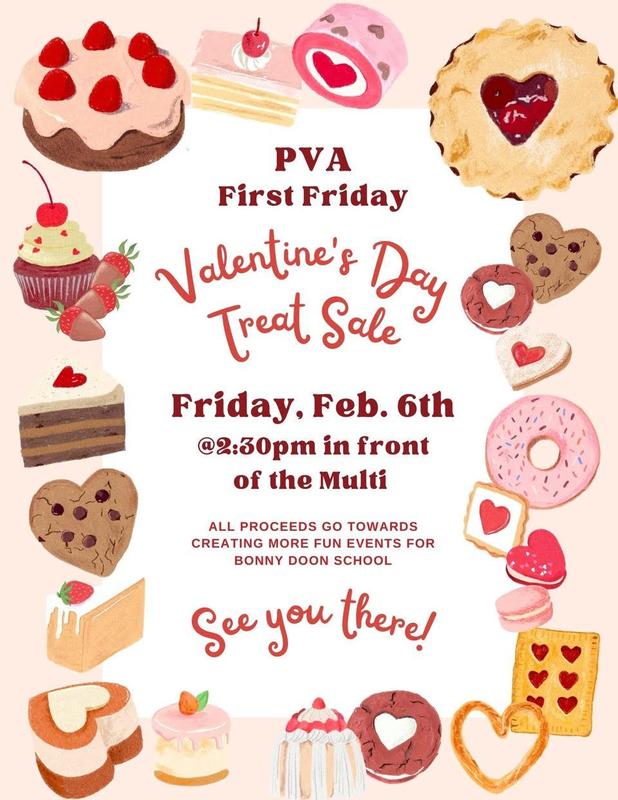 PVA First Friday Valentine's Day Treat Sale Featured Photo