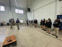 8th grade JROTC visit