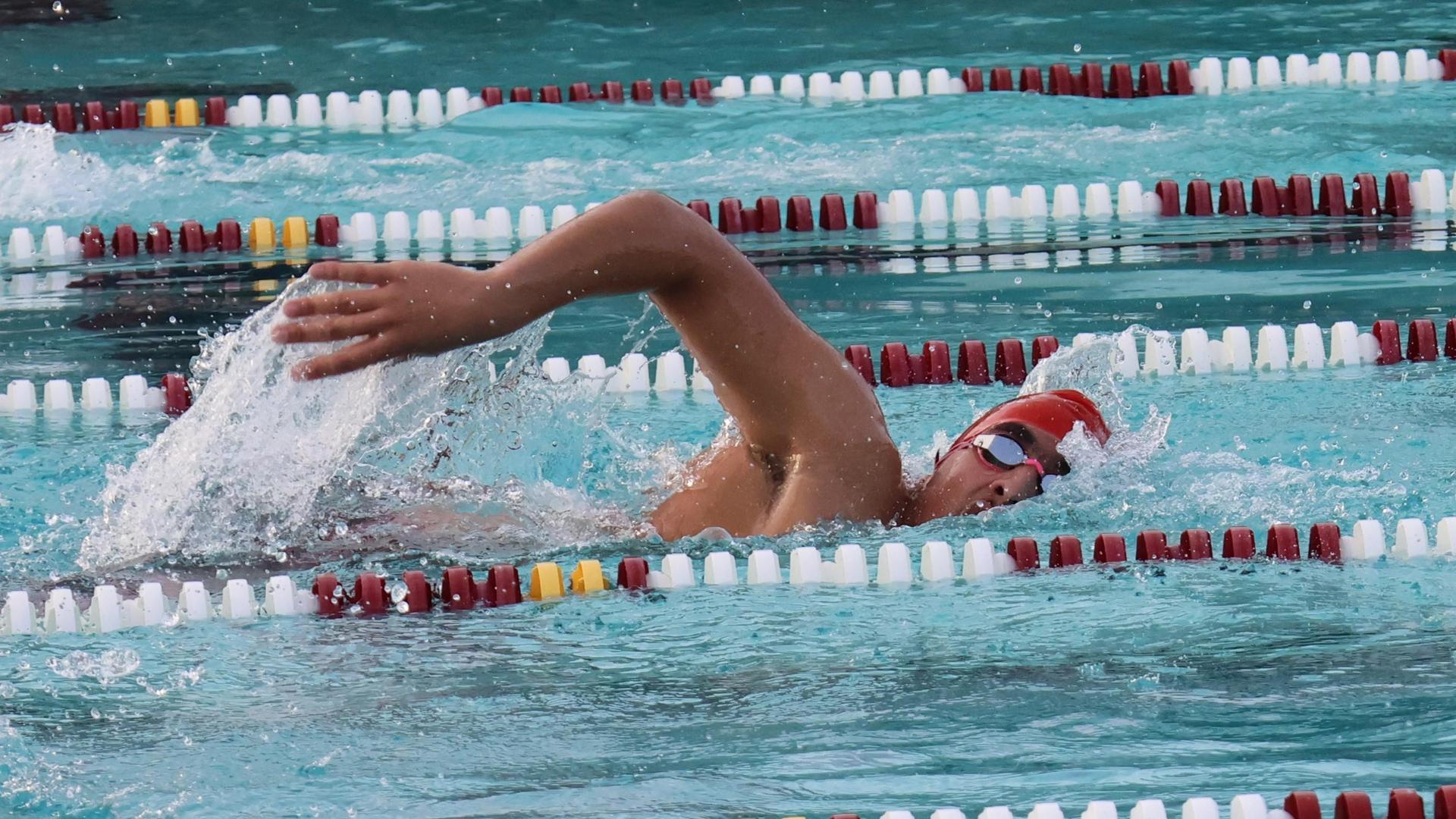 Ross Munoz swimming