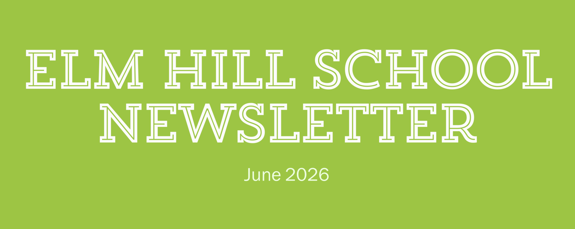 banner for newsletter