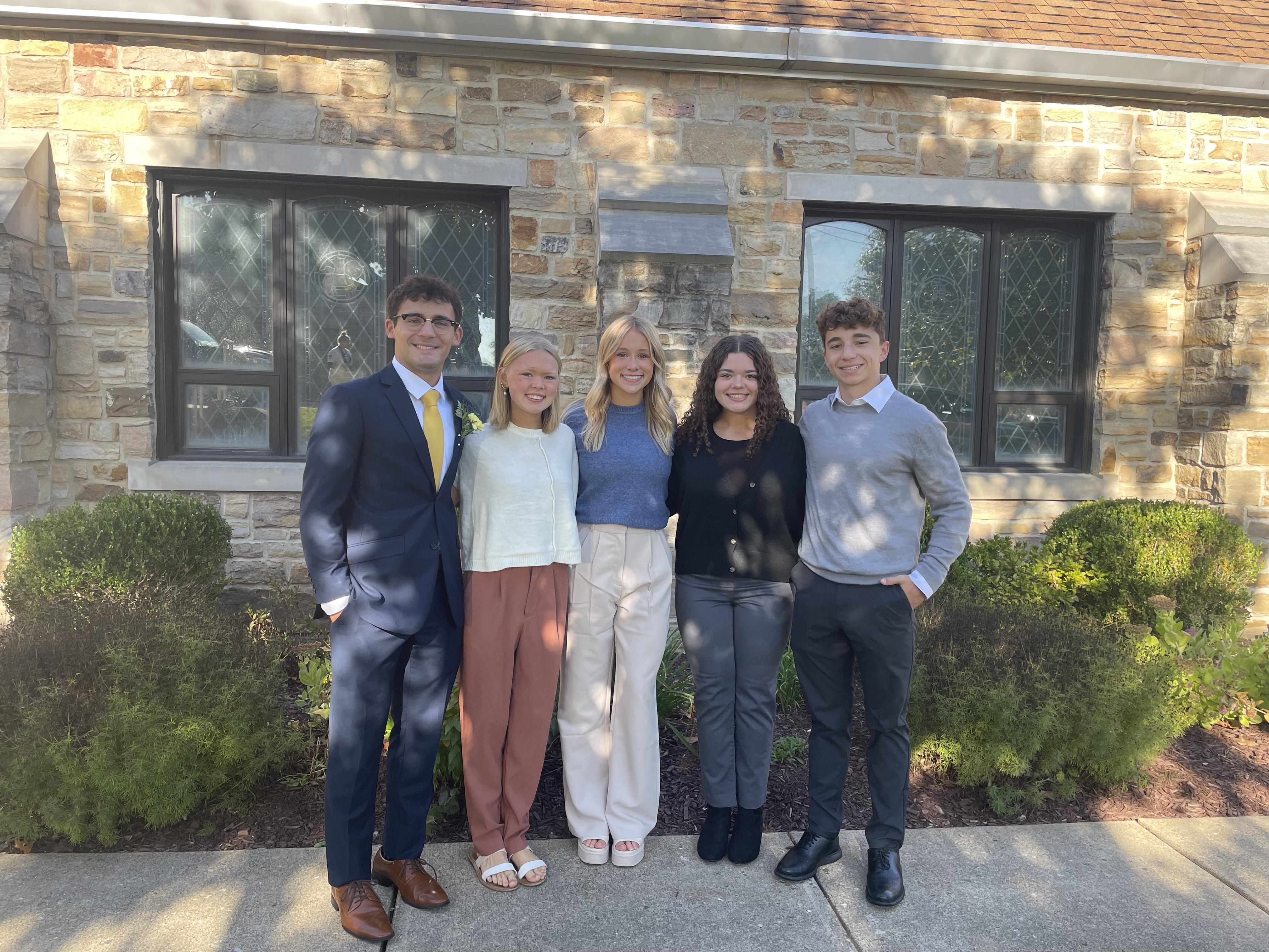 Senior Class Officers at Homecoming Parade