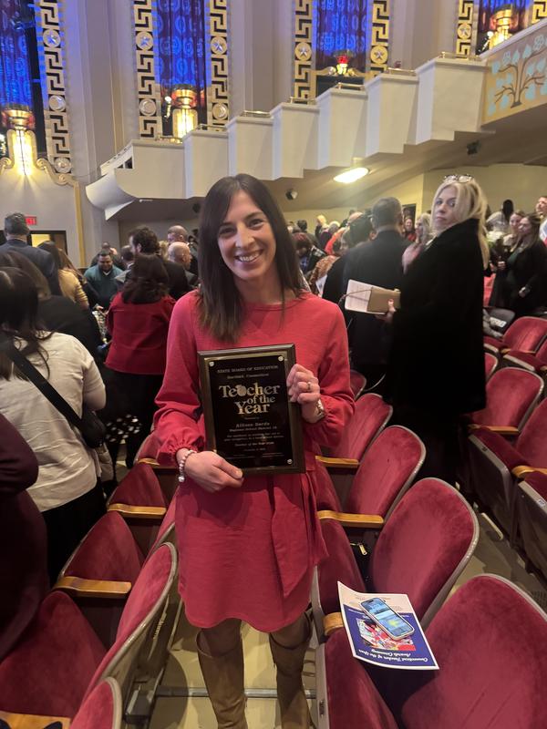 Teacher of the year - Allison Sardo