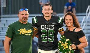 Coalers honor senior football player
