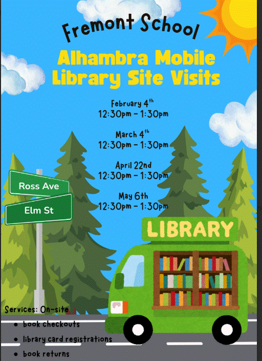 Alhambra Mobile Library Site Visit Featured Photo