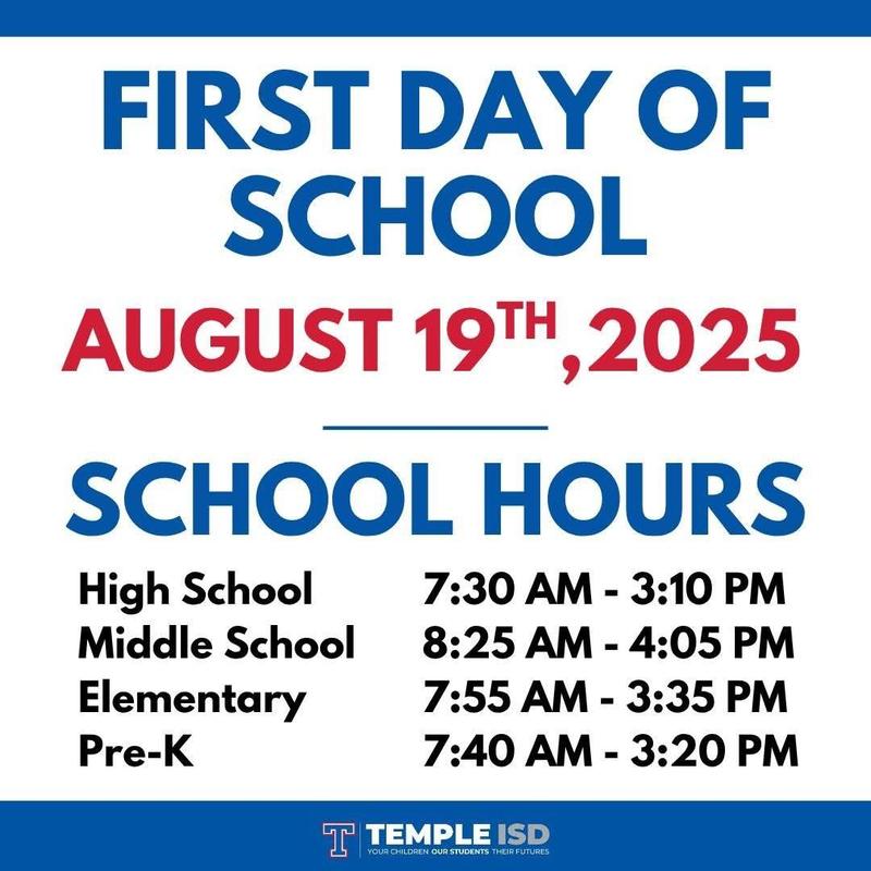 First Day of School 2025
