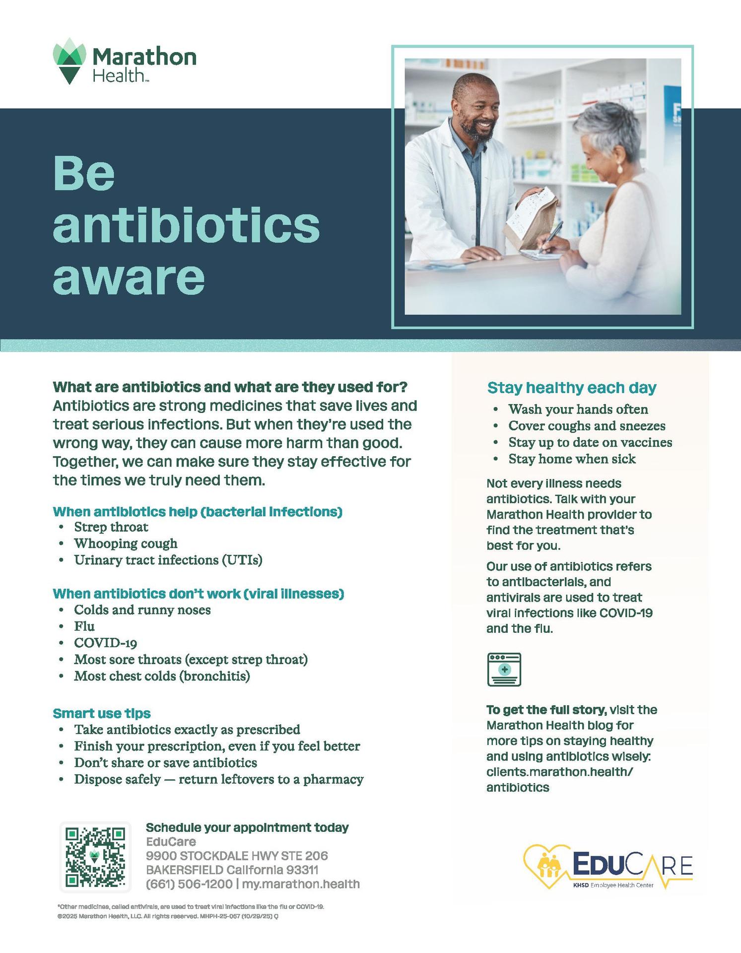 Antibiotic Awareness Flyer