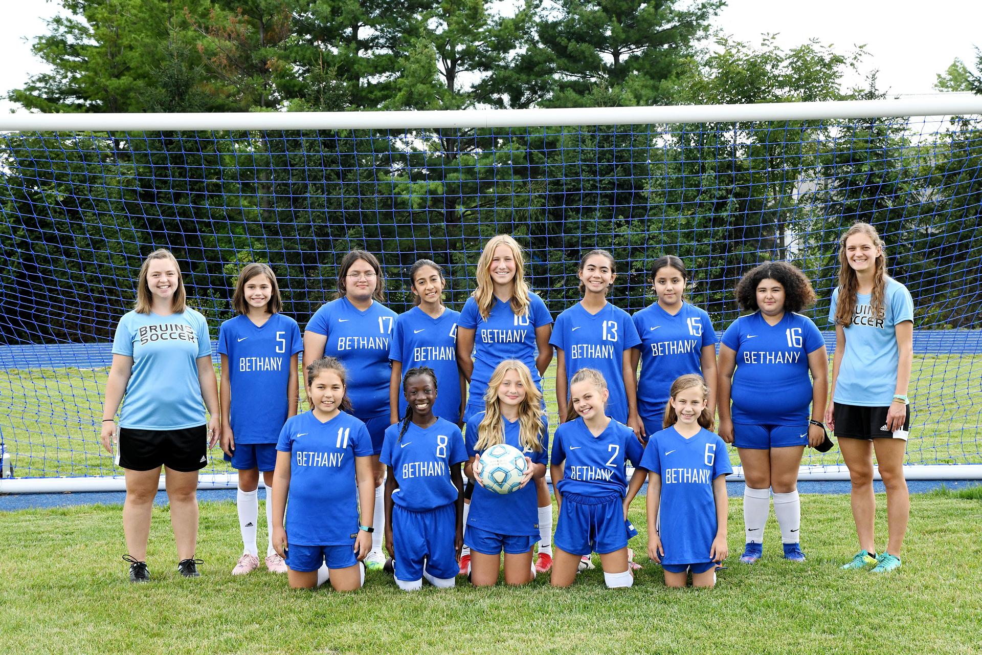 2022 Soccer Girls Middle School Past Seasons Bethany 