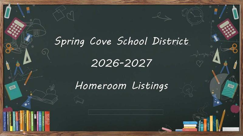 Homeroom Listings 2026-2027