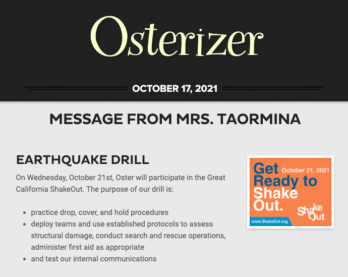 Osterizer - October 17th, 2021 Featured Photo