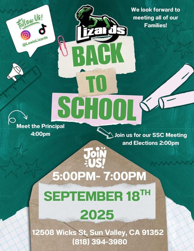 Back to School Night Flyer