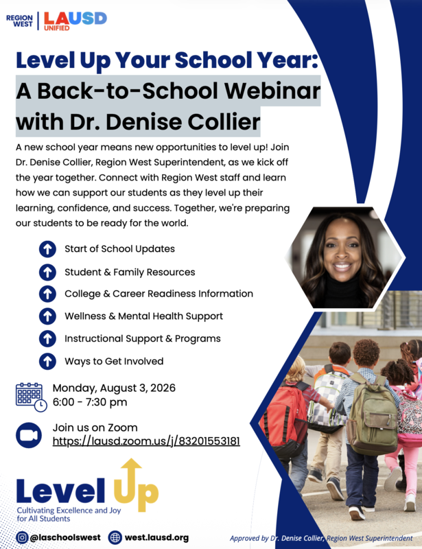 A Back-to-School Webinar with Dr. Denise Collier