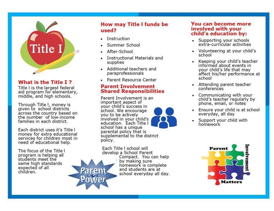 Title I Brochure 2