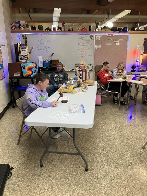 Seventh graders tackle the U.S. Constitution