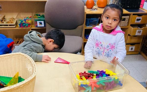 students at play