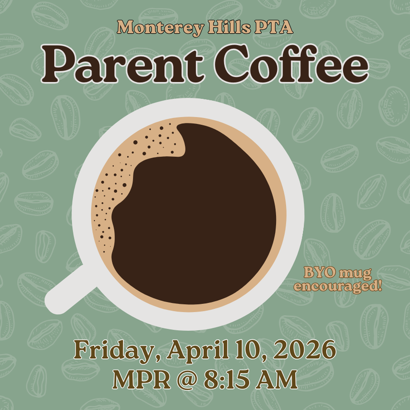 MHS Monthly Parent Coffee: First Friday of Each Month (April 10) Featured Photo