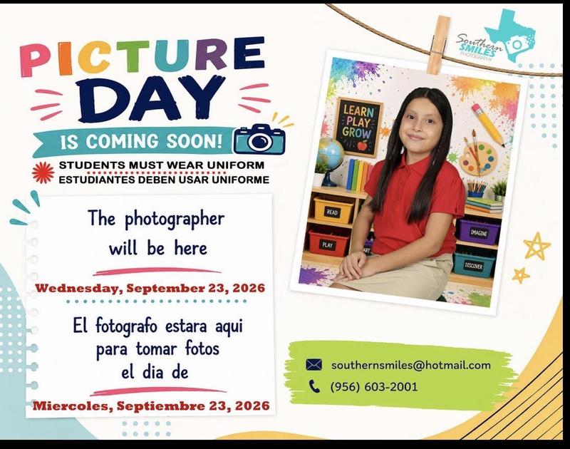 Picture day September 23rd with school uniforms