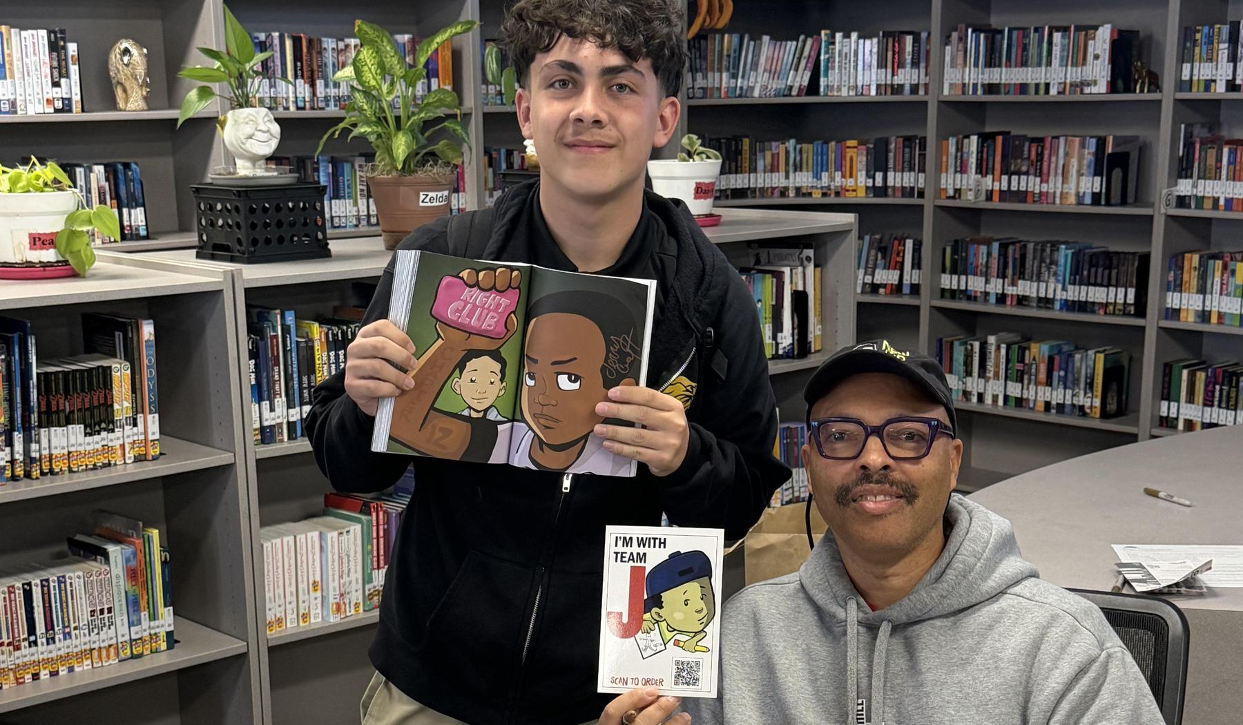 Author Jerry Craft visits SJLA 2026