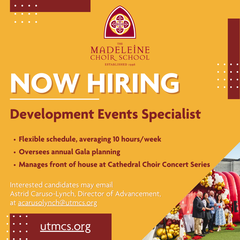 Development Events Specialist Job posting