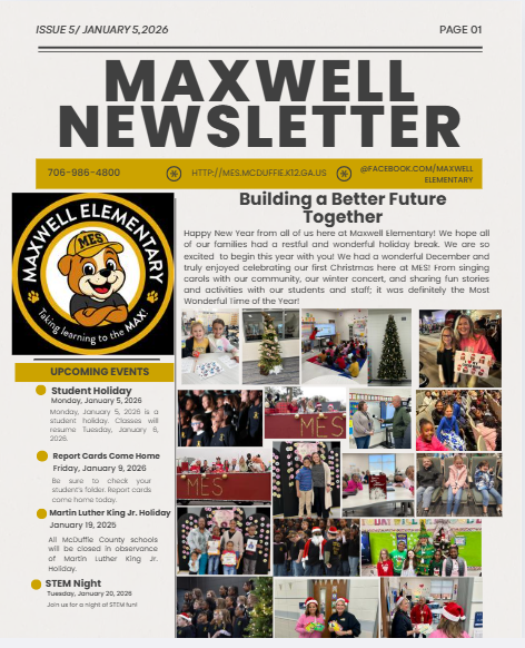 Schoolwide newsletter