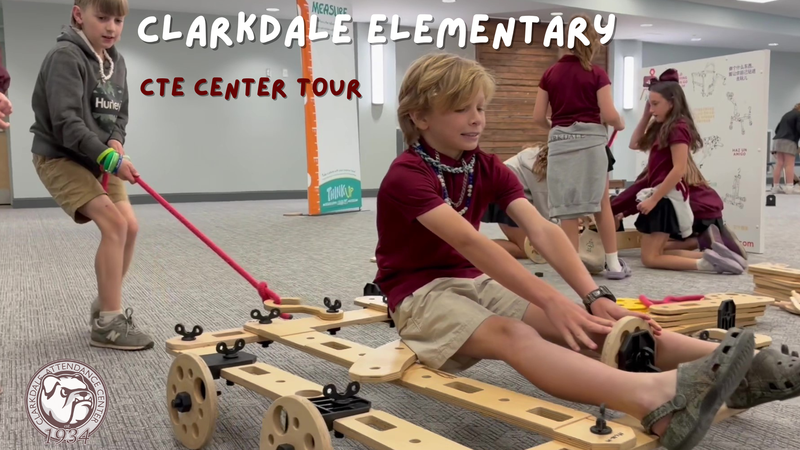 Clarkdale Elementary Third Graders LCSD Career & Technical Education Center Tour