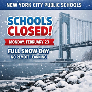 SCHOOL CLOSED - Monday, February 23