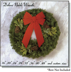 36-inch Wreath with handmade bow