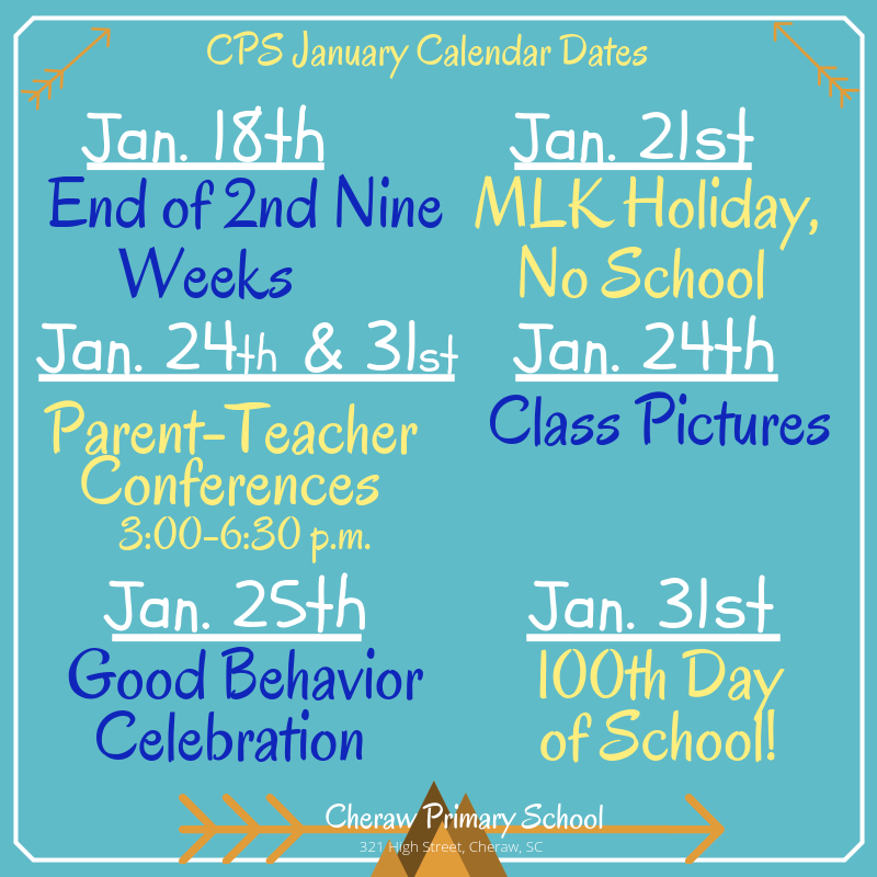 CPS January Calendar Featured Photo