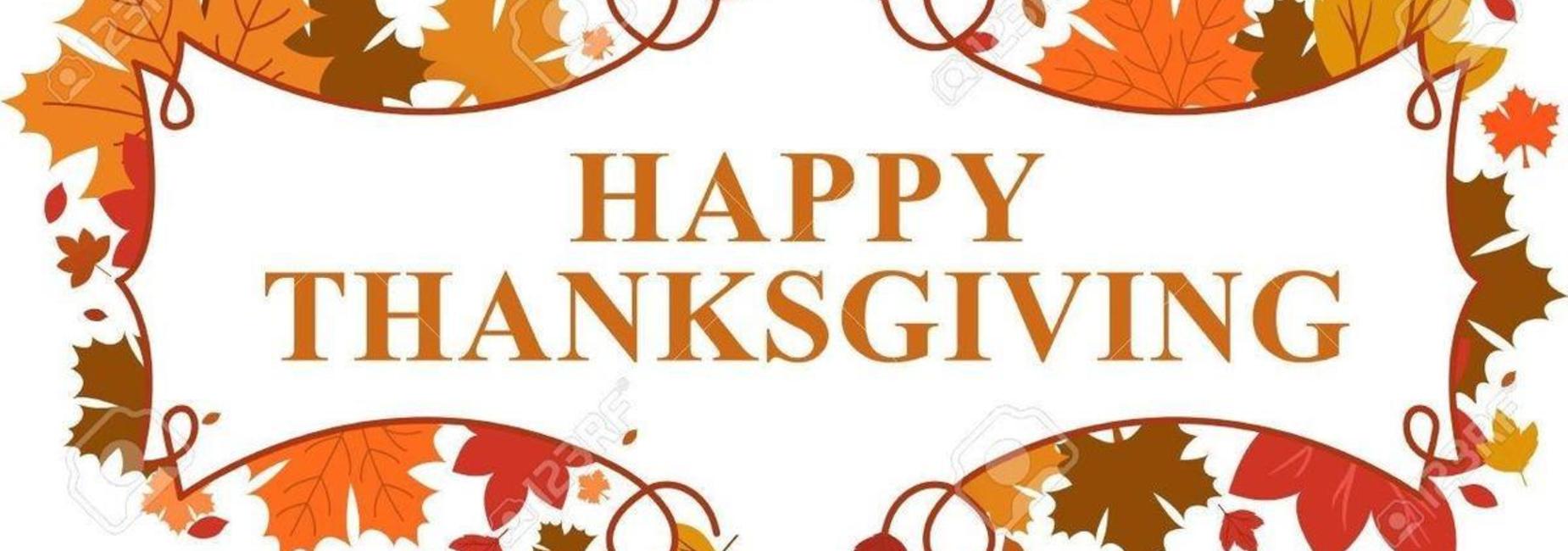 Thanksgiving Break Nutrition Update