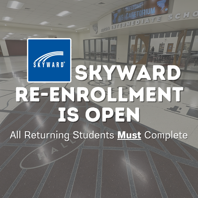 skyward re-enrollment graphic