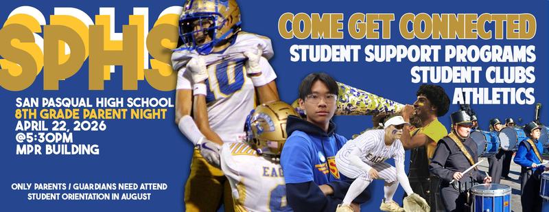 8th Grade Parent Night - April 22nd