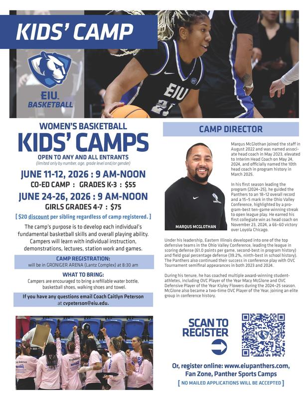 EIU Kids Basketball Camp