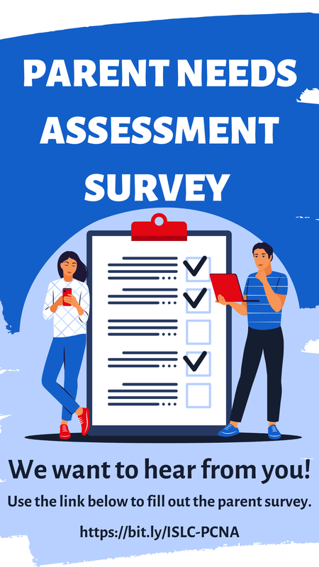 Parent Needs Assessment Survey Flyer with the link