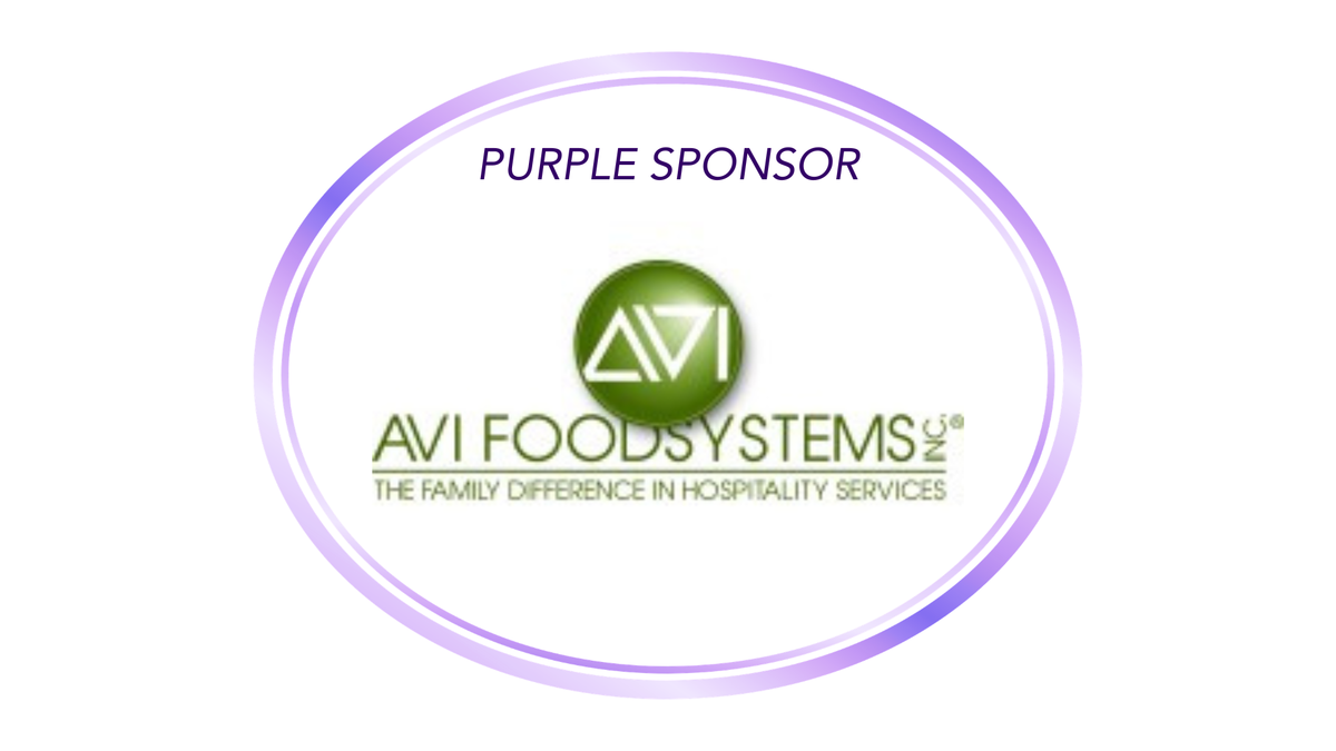 purple oval with AVI food systems green logo 