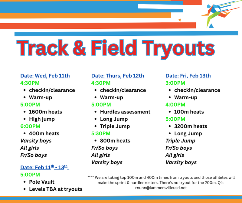 MHHS Track & Field Tryouts Featured Photo