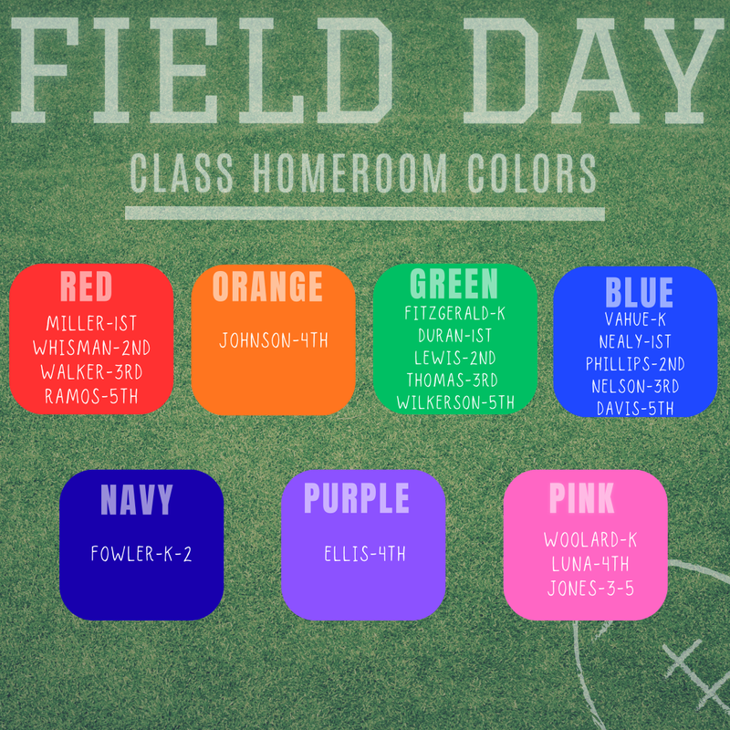 FIELD DAY TEAMS!!