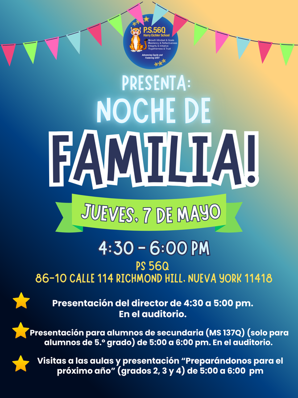Family Night Flyer (Spanish)