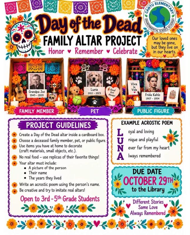 Day of the Dead Family Altar Project Featured Photo