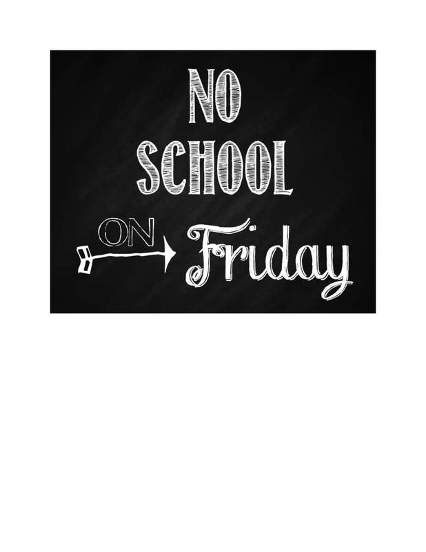 There will be no school on Friday, May 1, for an unused snow day. Featured Photo