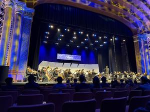 CASEMEC orchestra on stage performing