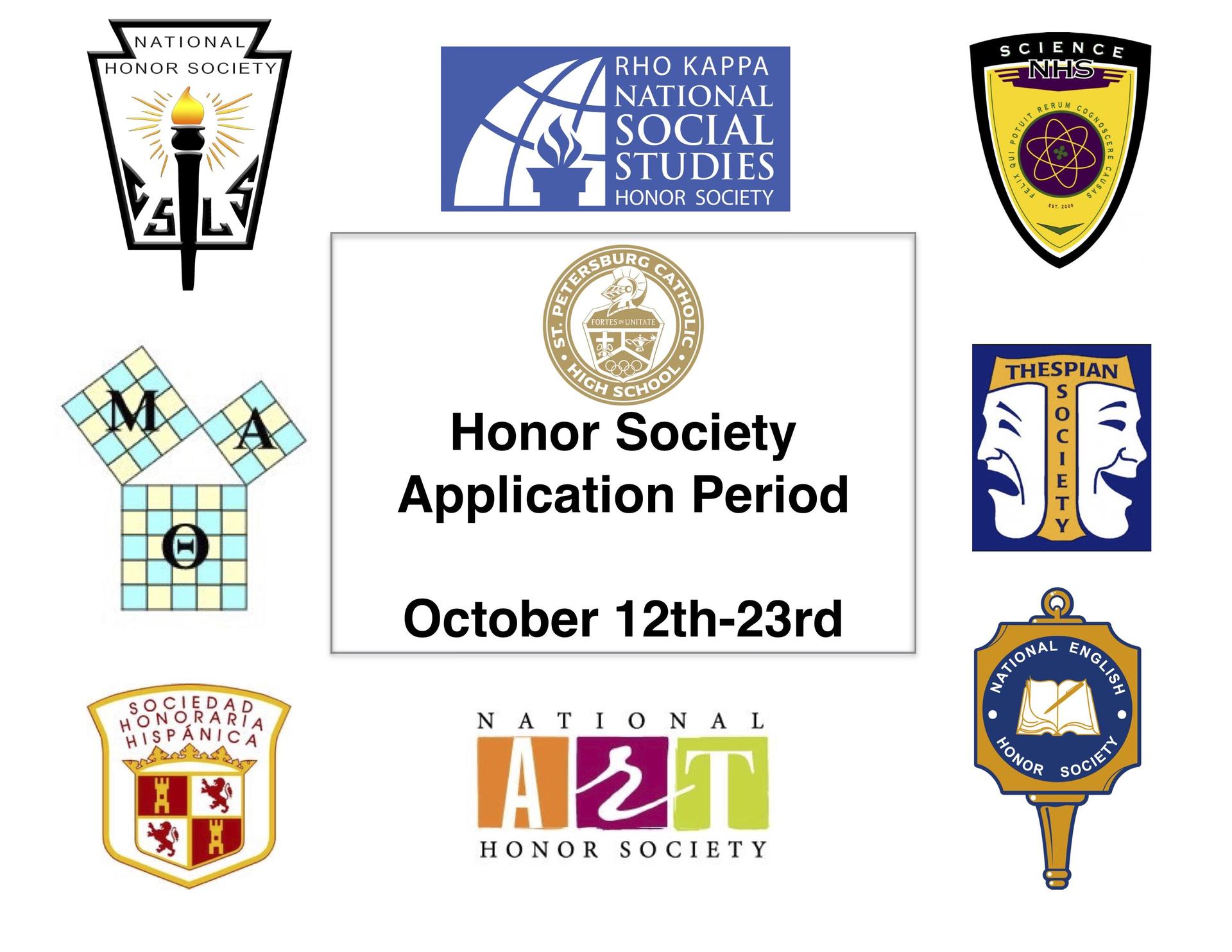 Honor Society App Period Flyer