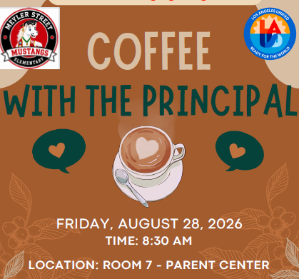 coffee with the principal annoucement