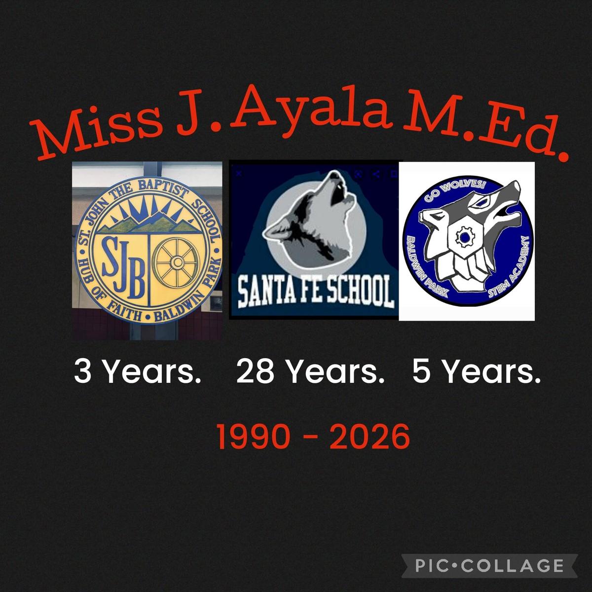 Three logos of schools that I spent my teaching career.