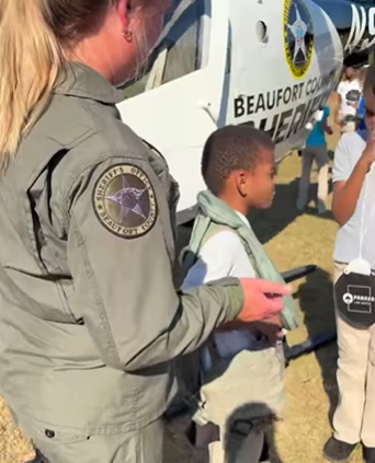 BCSO showing our learners all things aviation