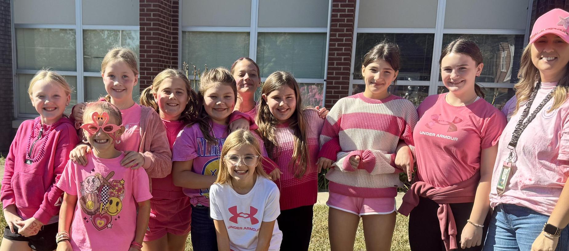 Pink Day 5th Graders
