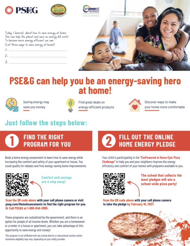 Win Pizza Party Flyer