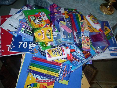 School supplies image