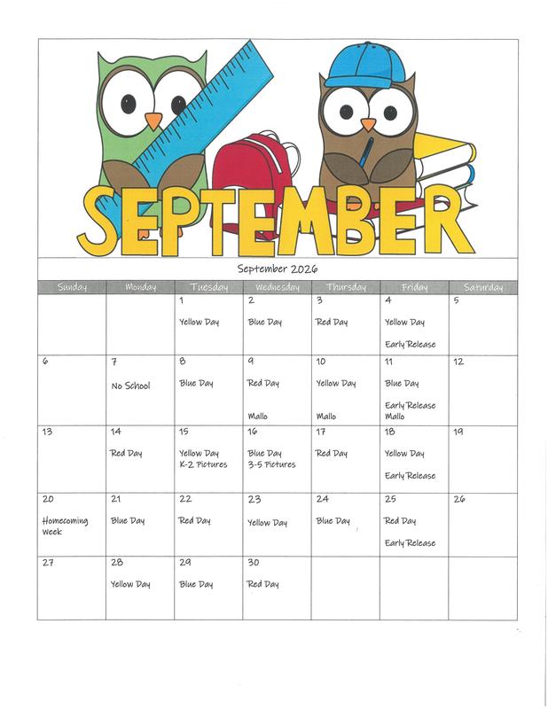 Sept Calendar