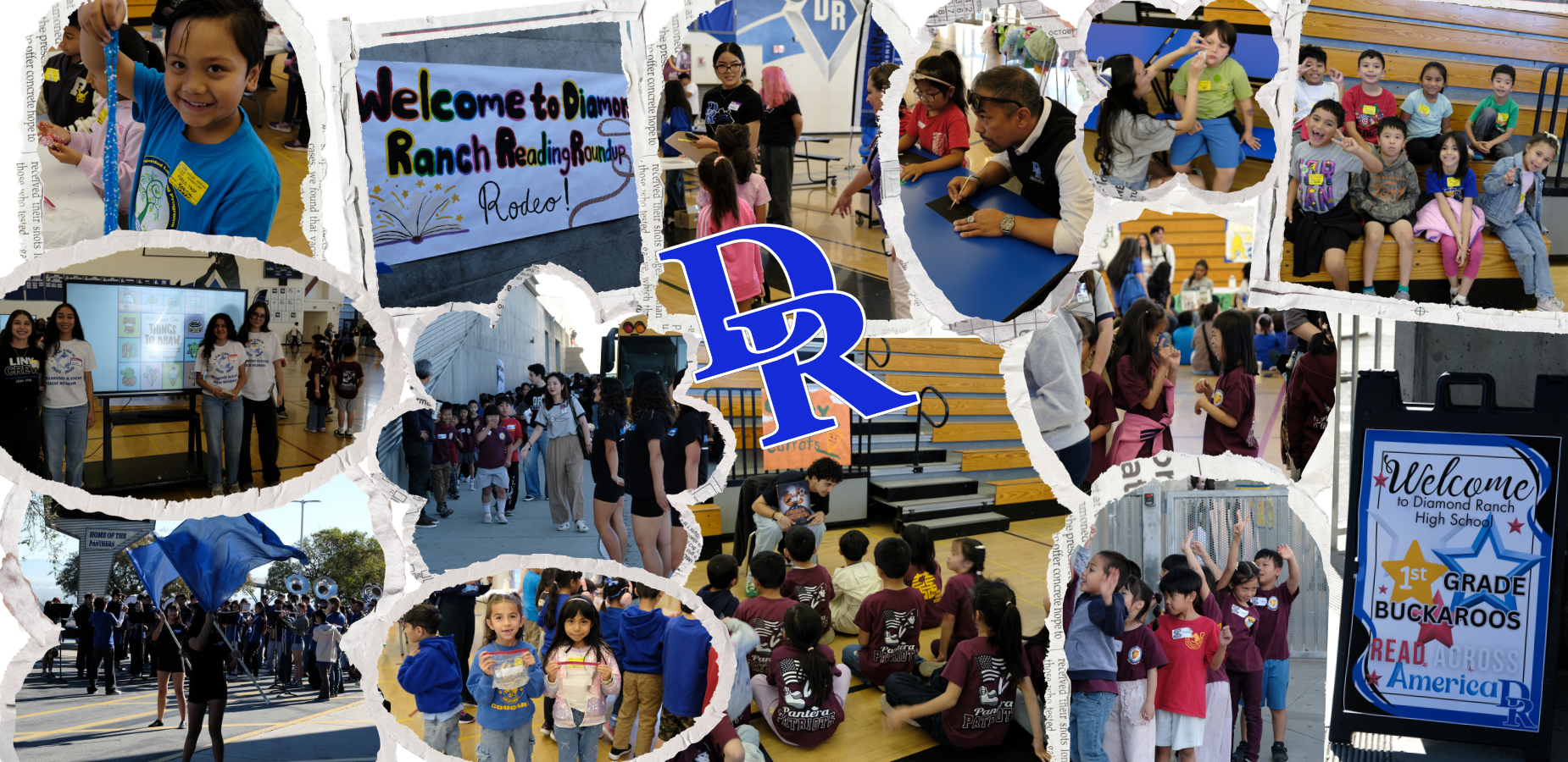 Diamond Ranch High School Hosts Memorable Round Up Rodeo for PUSD First Graders - collage of pictures of event
