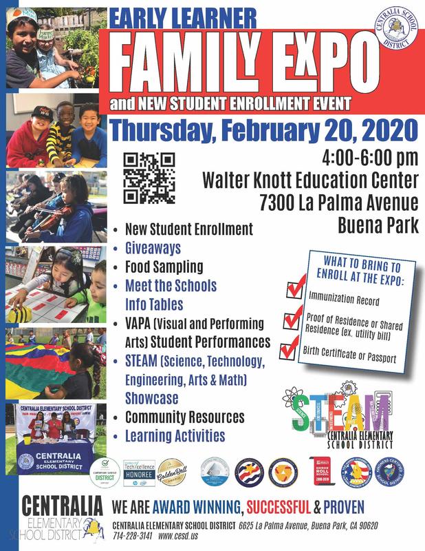 Family learner expo flyer