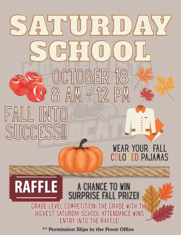 Saturday School Flyer English
